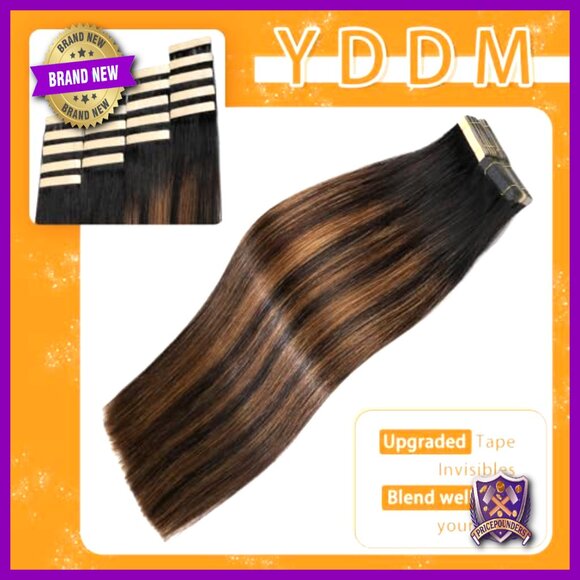 18 Inch Human Hair Tape Extensions 20pcs Remy Hair Seamless Invisible main image 5